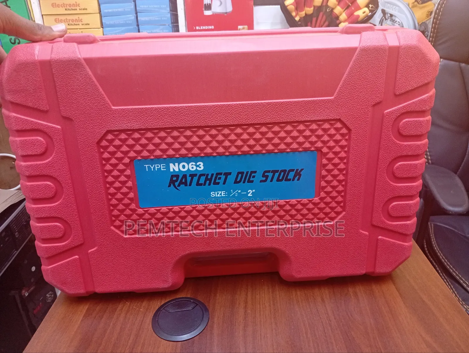 Ratchet Die Stock 1⁄2" to 2"