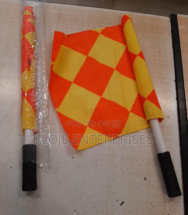 Referee Flag Type Linesman Flag Diamond Design Pair