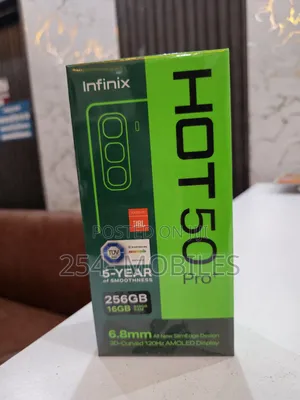 New Infinix Hot 50 Pro+ 4G 256 GB Black