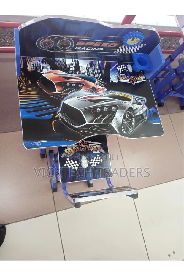 Adjustable Kids Study Table Desk,Blue Color - main view