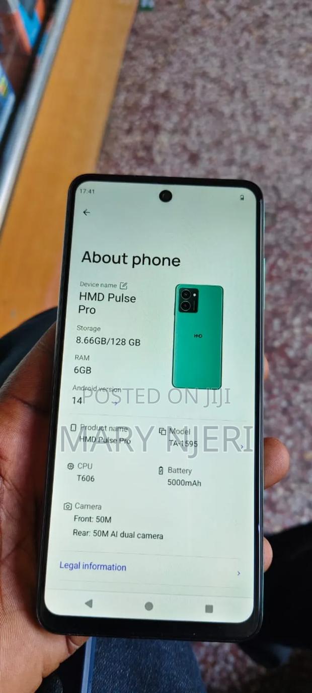 Mobile Phone 128 GB Blue - main view