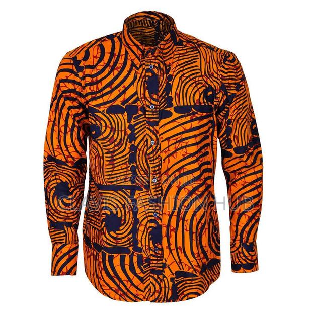 Long Sleeve Kitenge Shirts for Men - thumbnail 2