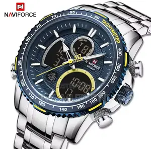 Naviforce Gents Watch #Nf 9182(Mettalic)