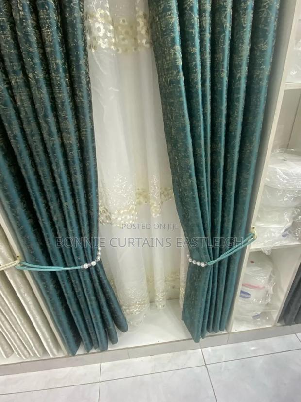 Navy Blue Curtains - thumbnail 3