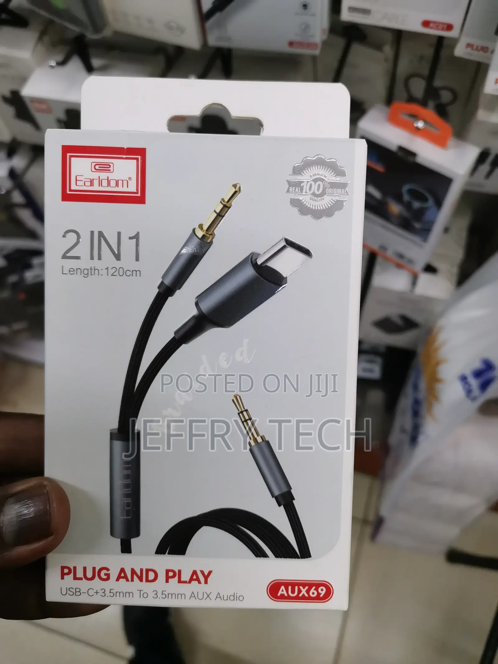 Auxiliary Cable 3.5mm AUX Cord Male to Male Audio Stereo Cor