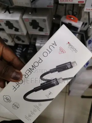 YESIDO CA160 1.2m 60W USB-C / Type-C to Type-C Auto Power-Of