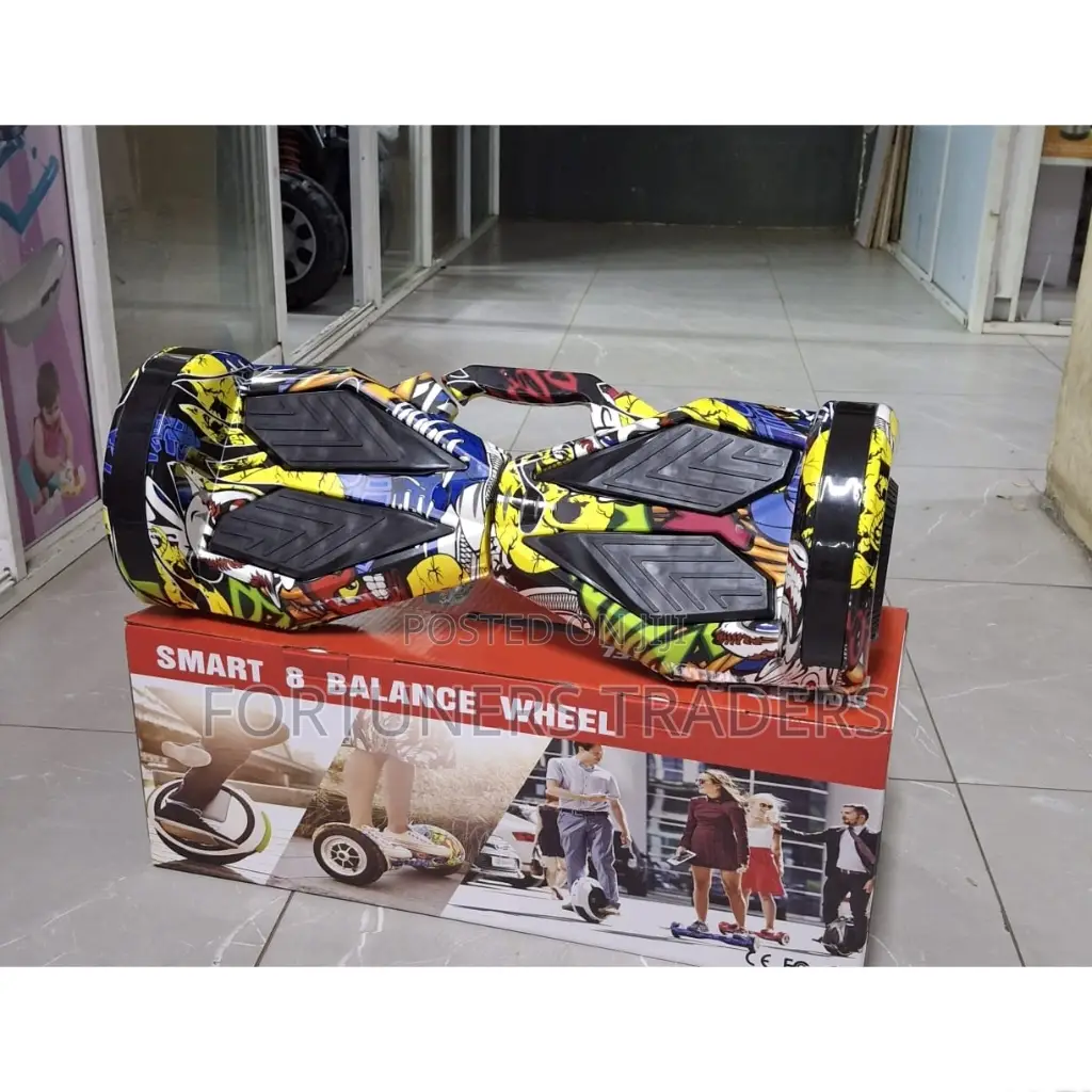 8" Big Size Hoover Board With Bluetooth Connectivity