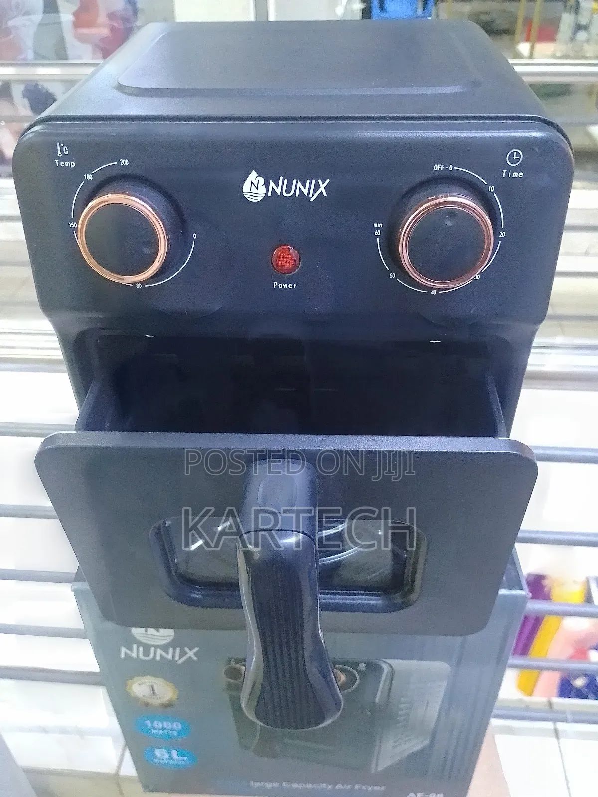 Nunix Air Fryer Healthier Oil Free Fryer and Fries Maker