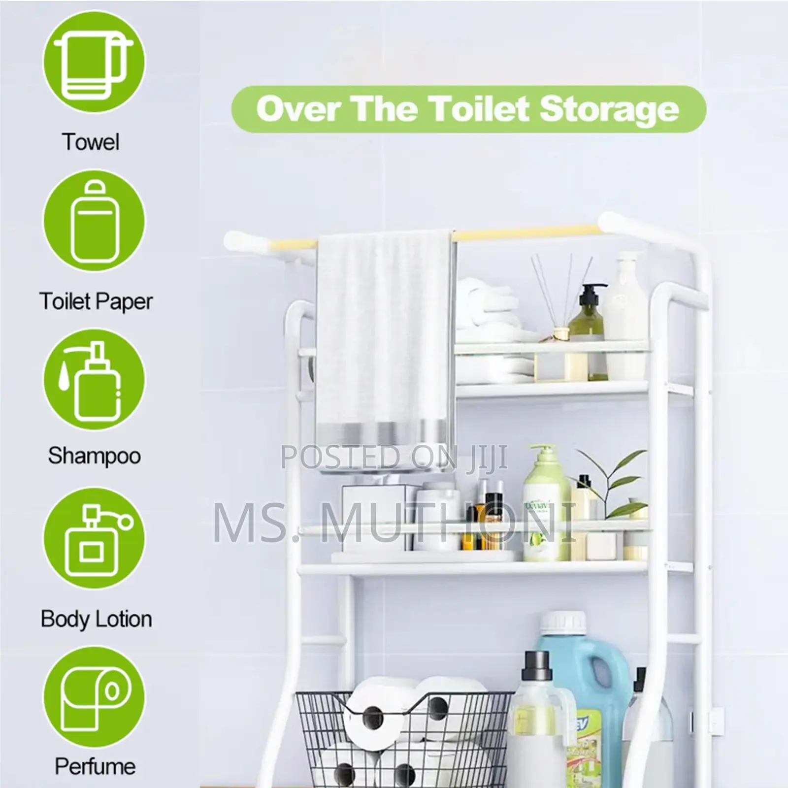 Toilet Rack Storage Now Available