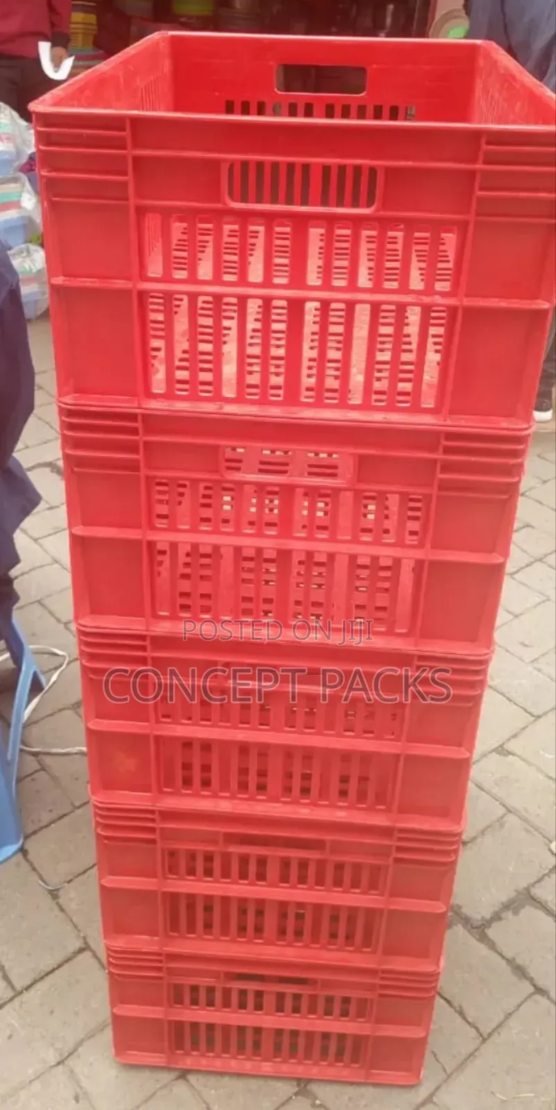 Red Bread Crates.