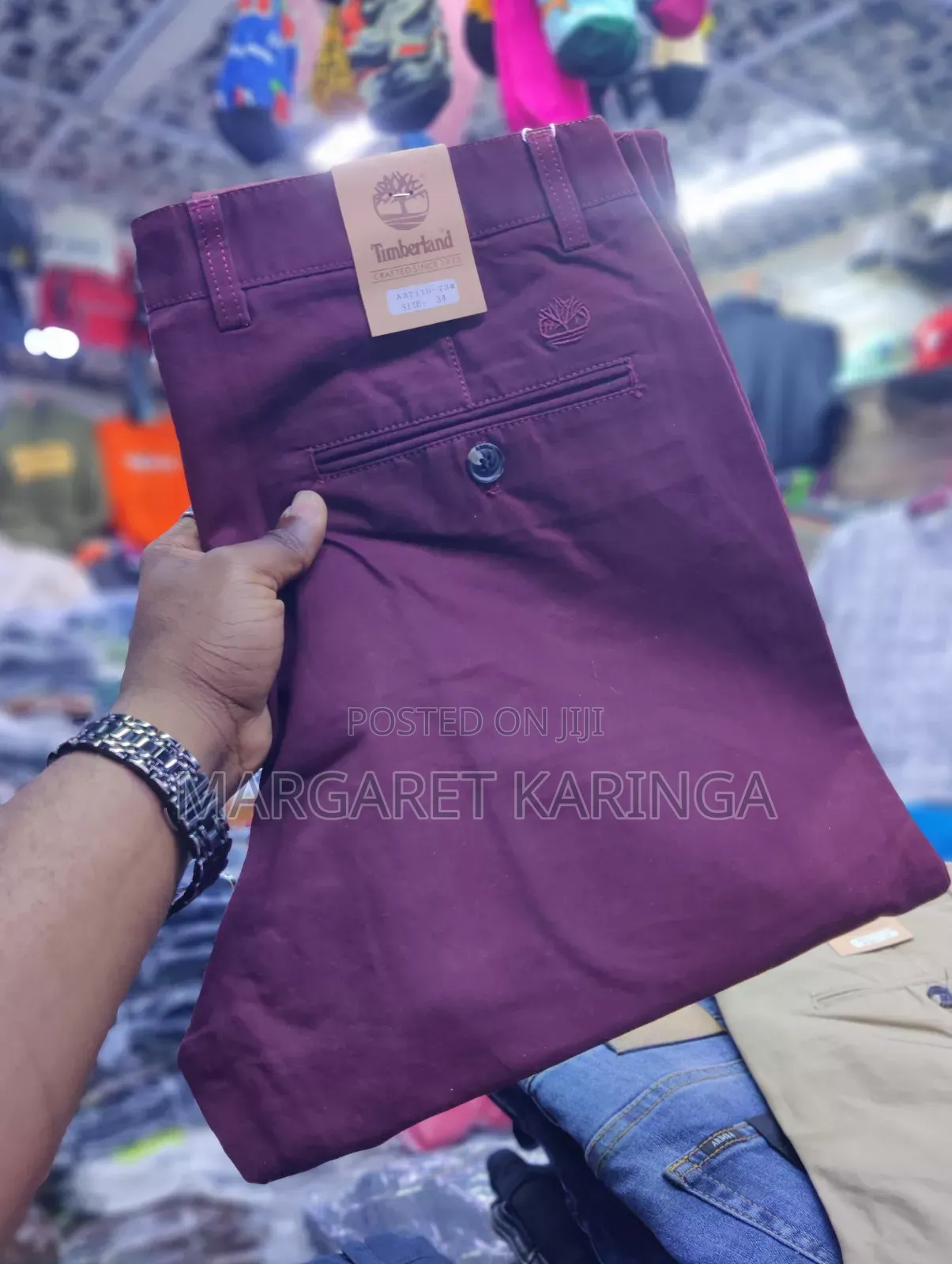 Timberland Mens Khaii Trousers