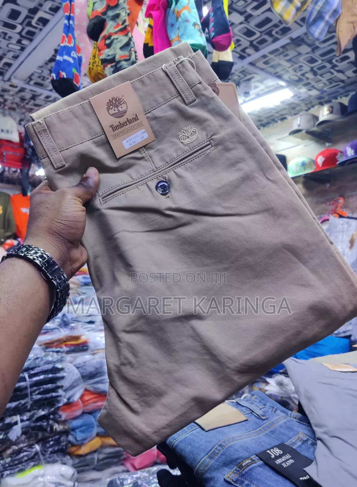Timberland Mens Khaii Trousers