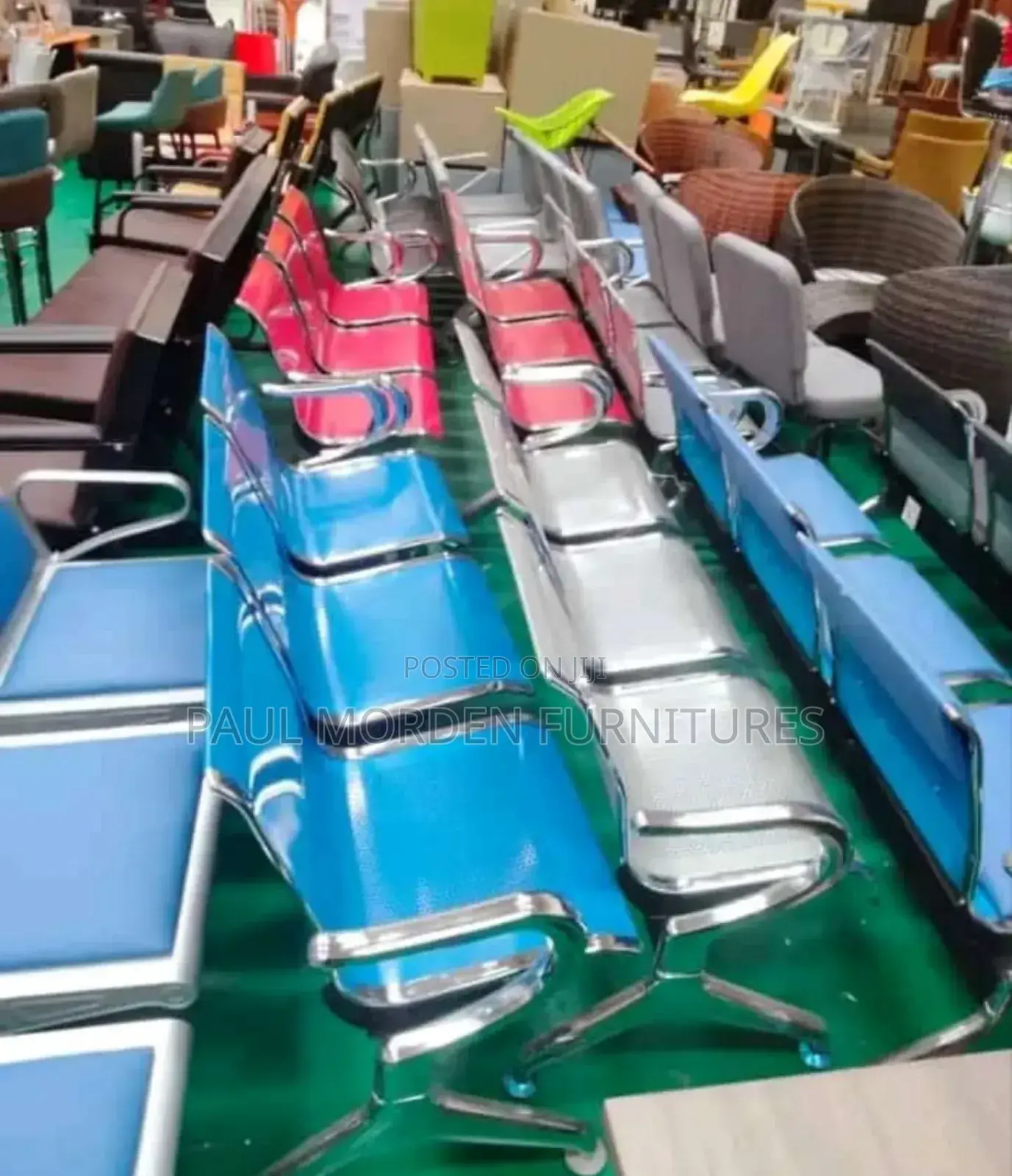 Three Seater Bench Waiting Chair