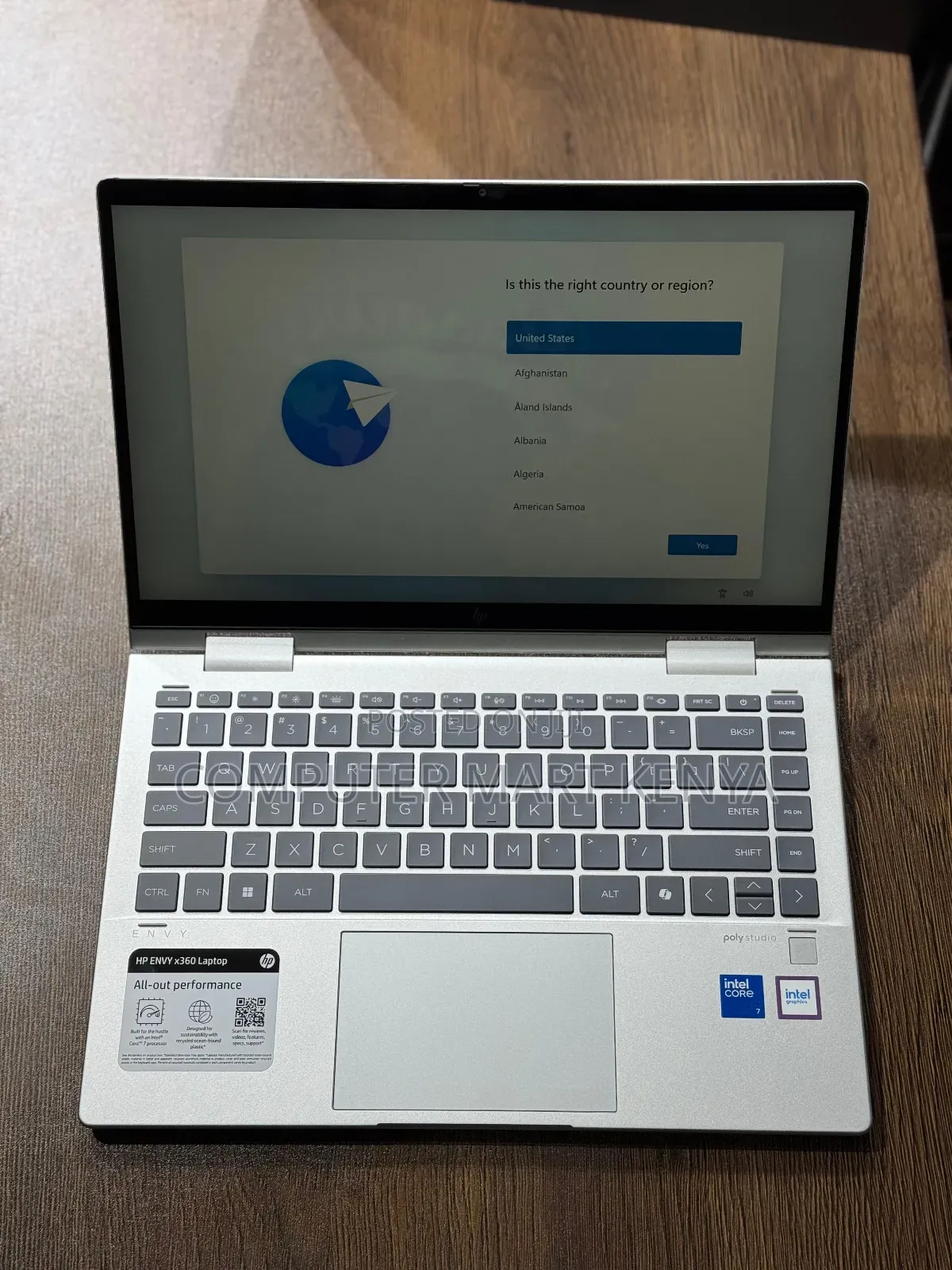 New Laptop HP Envy X360 16GB Intel Core I7 SSD 512GB
