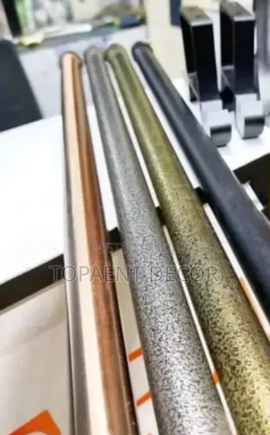 Black, Grey, Antique and Brown Powder Coated Window Rods