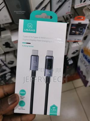 Type-C to Type C PD 100W Fast Charging Data Cable With C - thumbnail 2