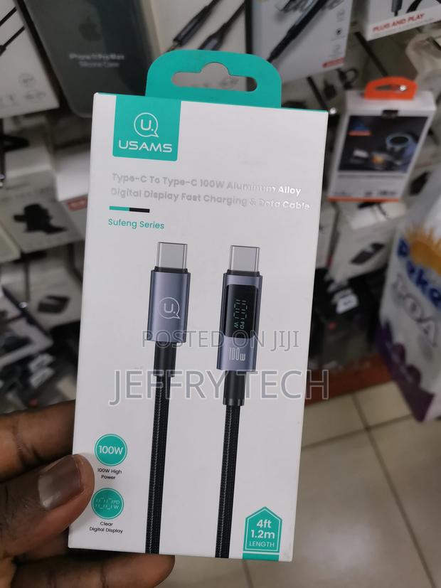 Type-C to Type C PD 100W Fast Charging Data Cable With C - main view