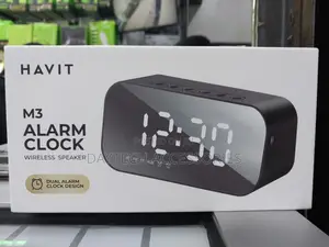 Havit M3/Mx701 Wireless Bluetooth Speaker With Alarm Clock