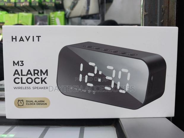 Havit M3/Mx701 Wireless Bluetooth Speaker With Alarm Clock - thumbnail 2