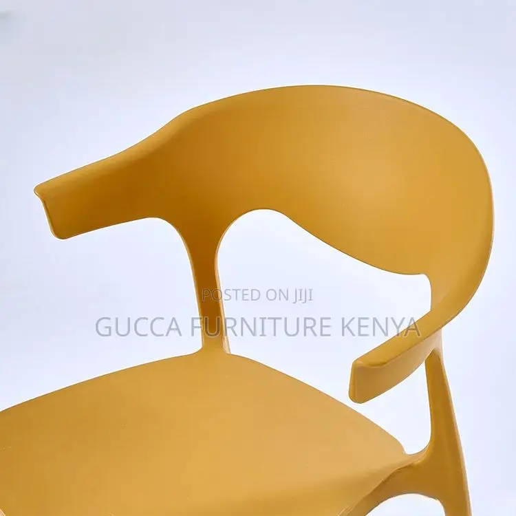 Home Chairs: Modern Plastic Stackable Dining Chair