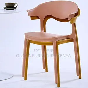 Home Chairs: Modern Plastic Stackable Dining Chair