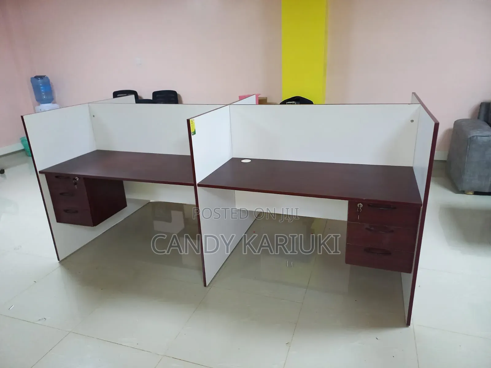 4 User Partitioned Working Desk