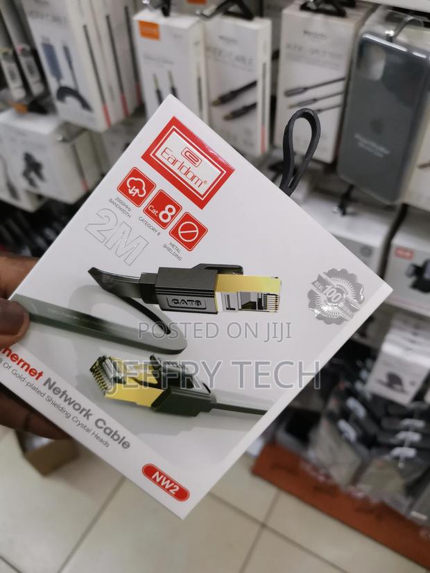 Cat 8 Ethernet Cable Flat Internet Network Cable 2mtrs - main view