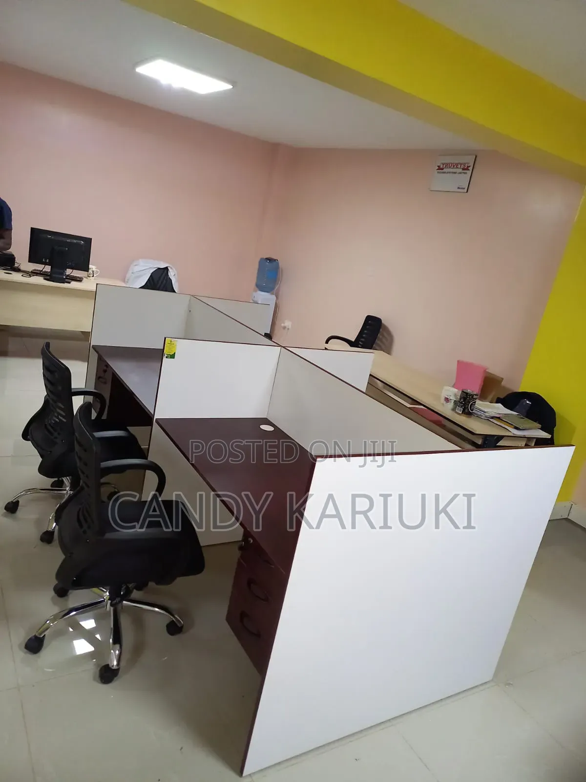 4 Seater Working Area Desks