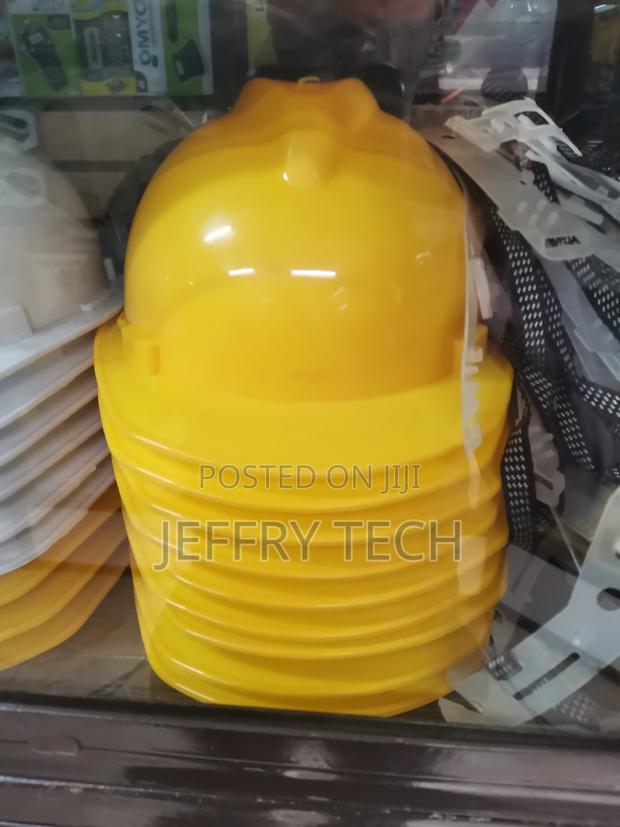 Yellow Industrial Helmets Available - main view