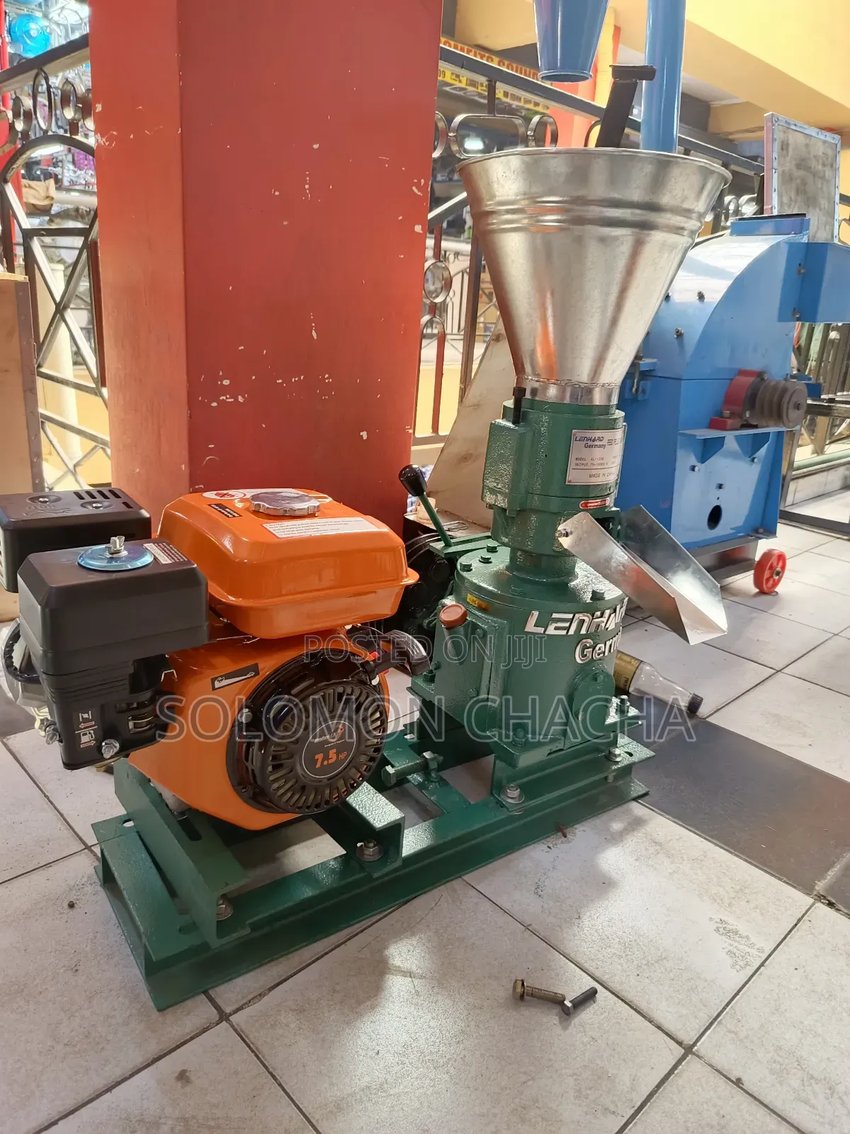 Gasoline Lenhardgolf Pellet Machine With Petrol 7.5hp Engine