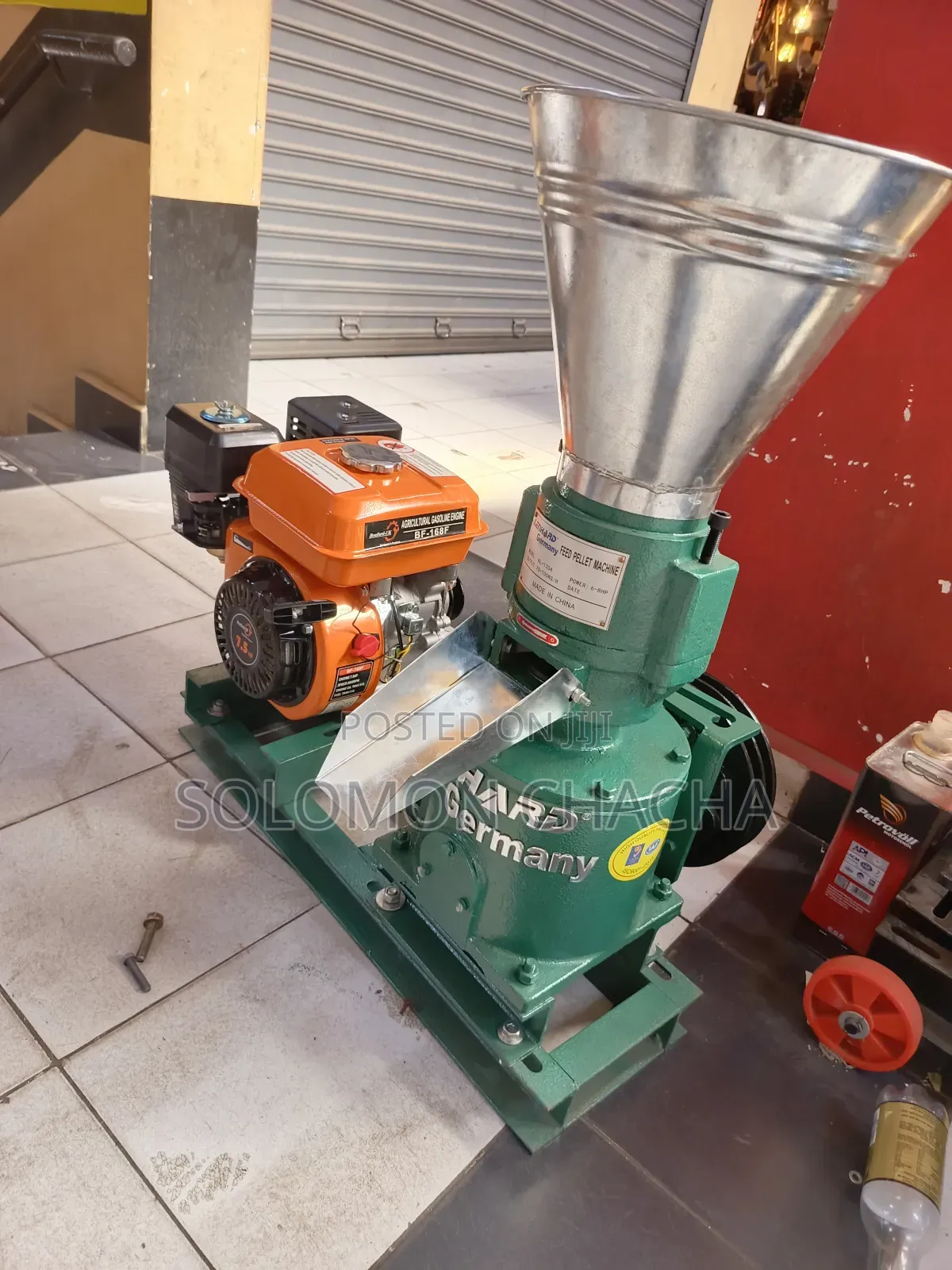Gasoline Lenhardgolf Pellet Machine With Petrol 7.5hp Engine