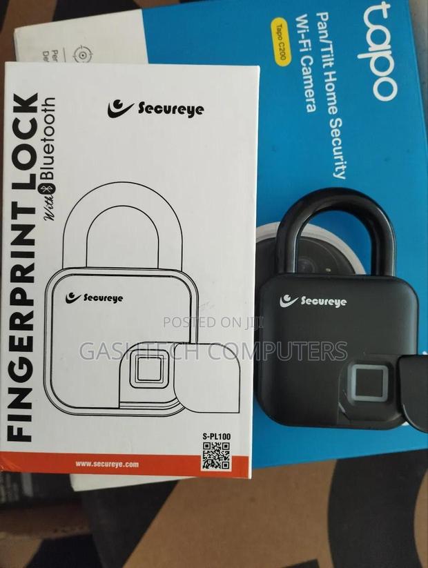 Secureye Fingerprint Pad Lock - main view