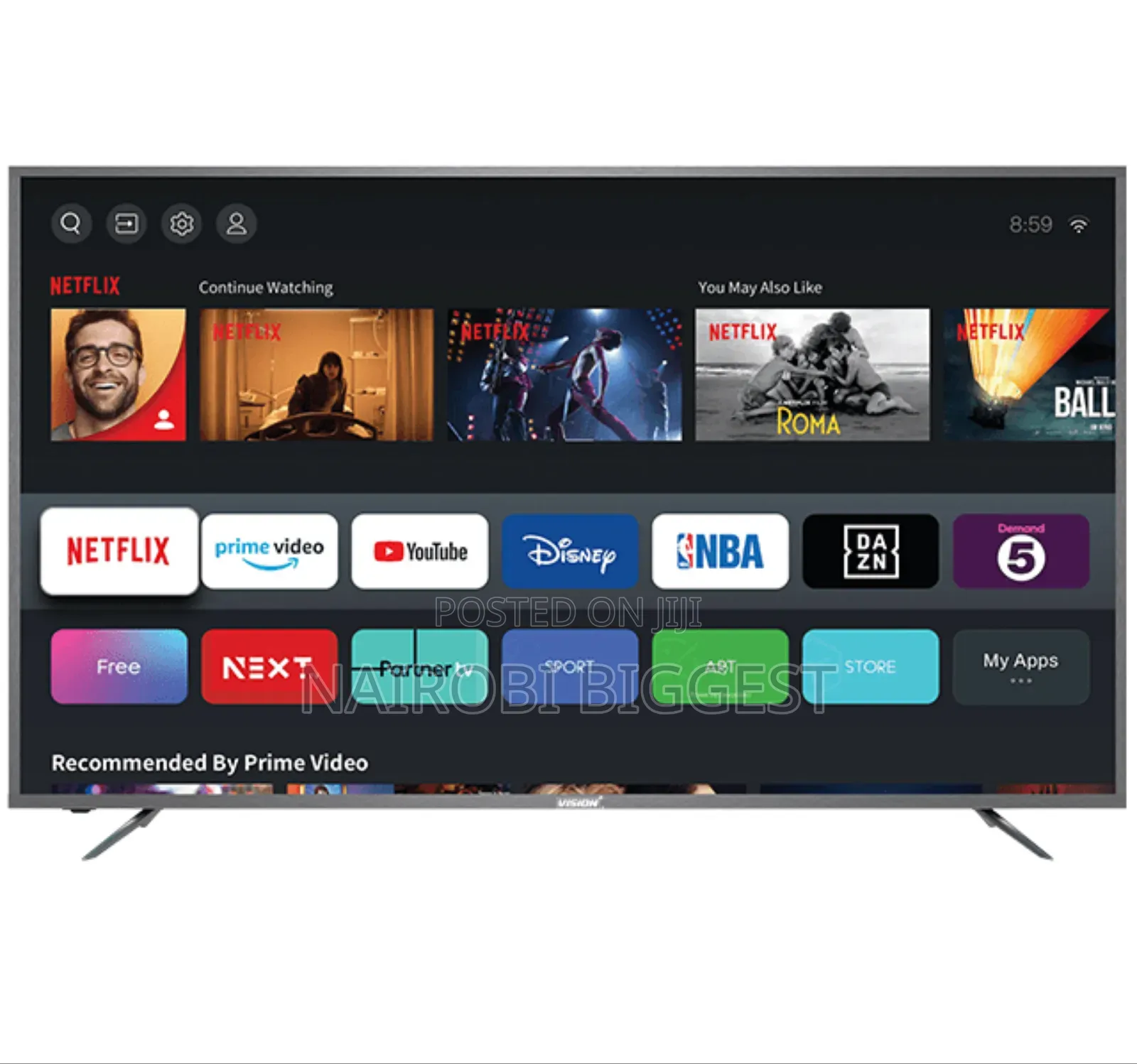 Vision 32" Digital Frameless Best Tv