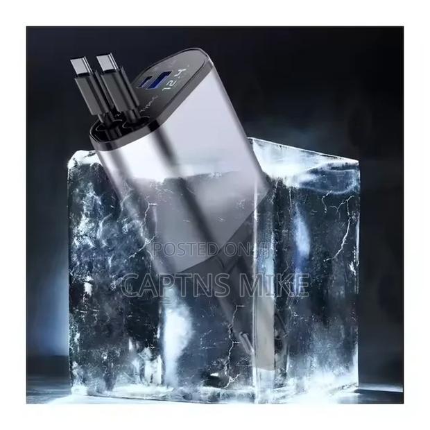 Car 120w Fast Charger With iPhone and Type C Cables - thumbnail 5