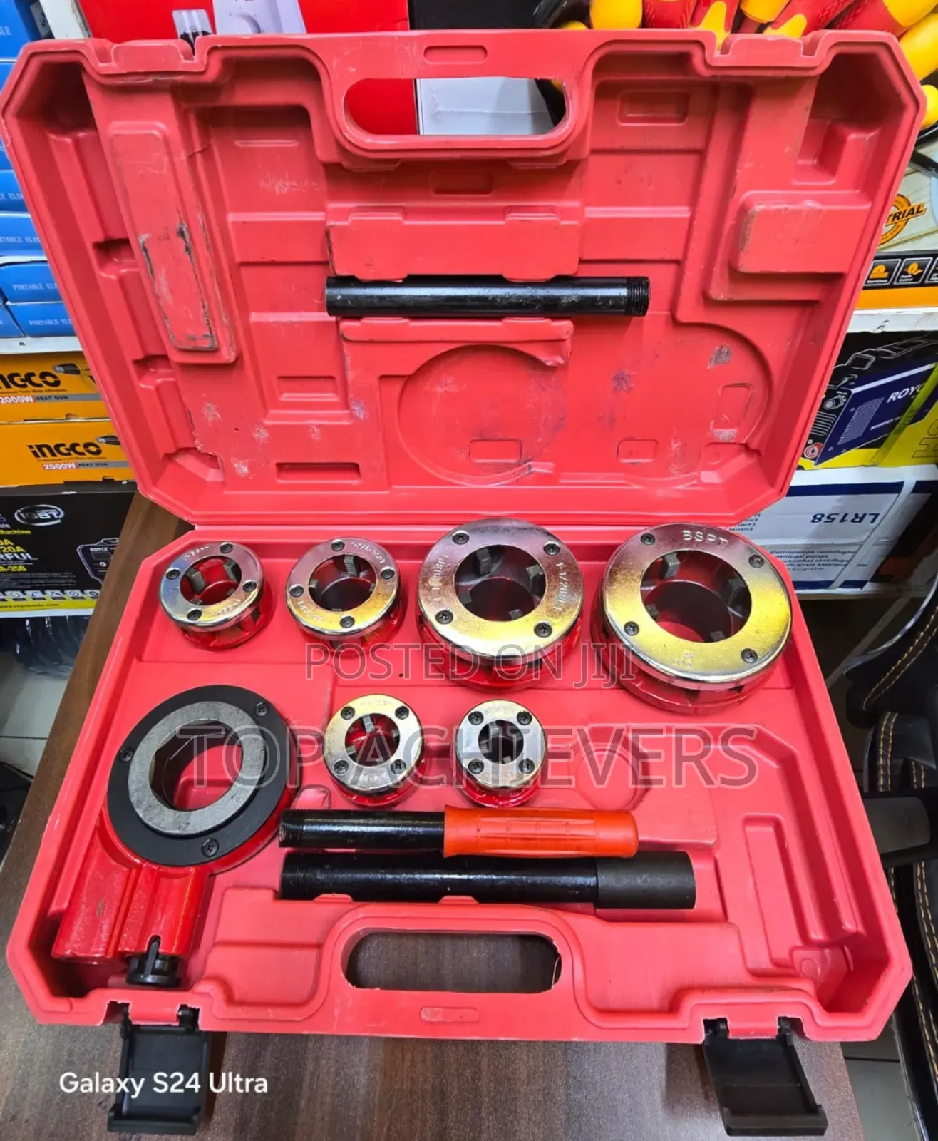 Quality Ratchet Die Stock 1⁄2-"2