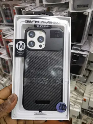 Carbon Fiber Case With Dark Metal for iPhone 16 Pro Max