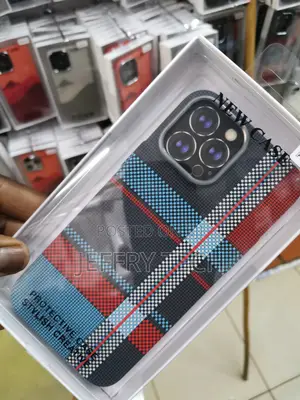 Carbon Fiber Pattern Cases for iPhone 13 Pro Max-Multicolor