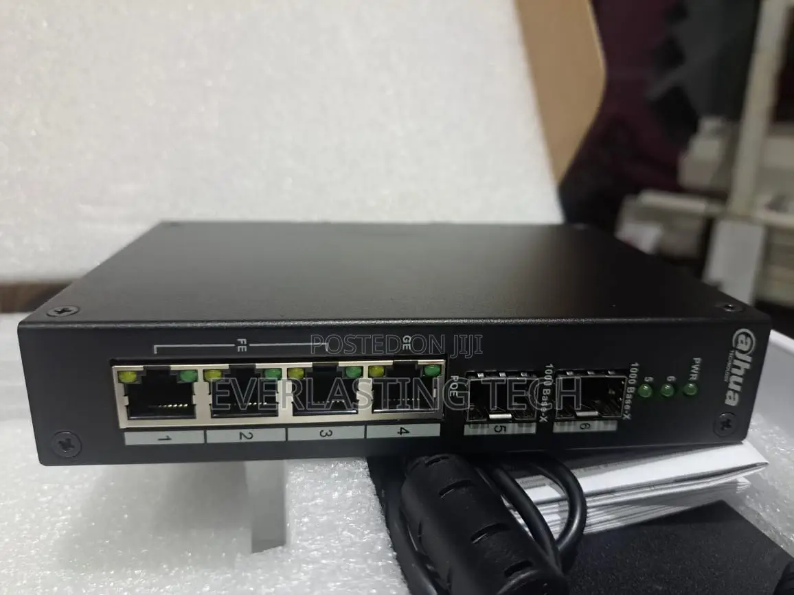 Dahua 4-Port Poe Managed Switch, DH-PFS4206-4P-96