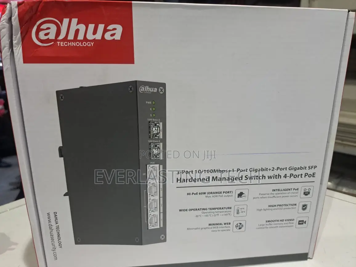 Dahua 4-Port Poe Managed Switch, DH-PFS4206-4P-96
