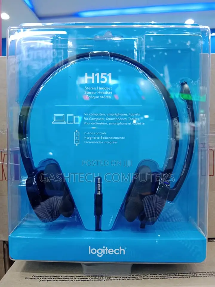 Logitech H151 Headset // H 151 Brand New Logitech Headset