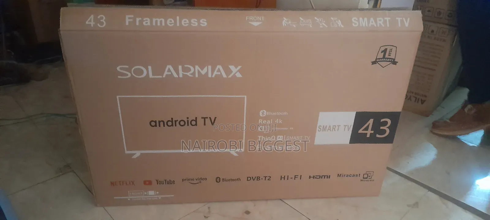 Solarmax 43" Frameless Original Television