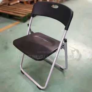 Office Chair: Foldable Black Office Chair