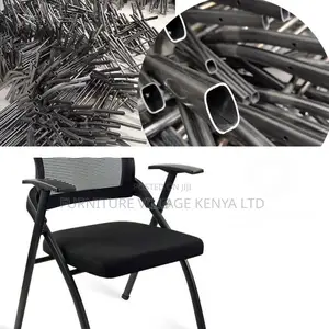 Office Chair: Foldable Black Office Chair