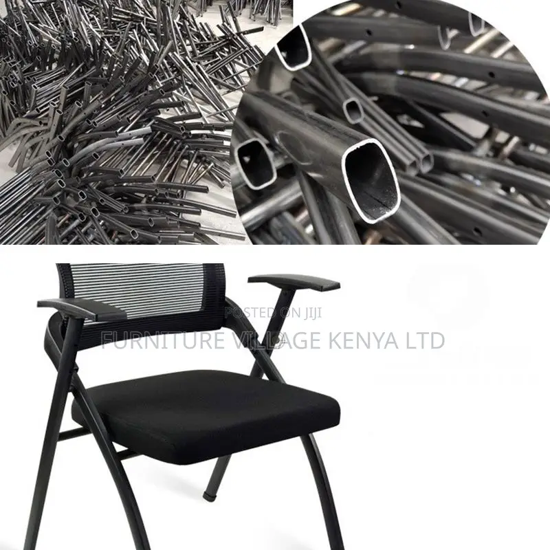 Office Chair: Foldable Black Office Chair