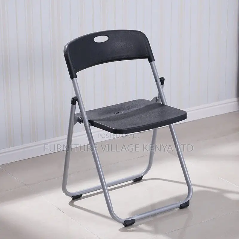 Office Chair: Foldable Black Office Chair