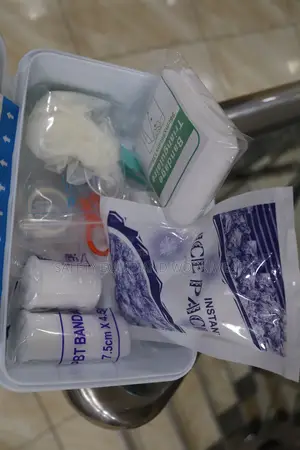 Small White Portable Aid Kit