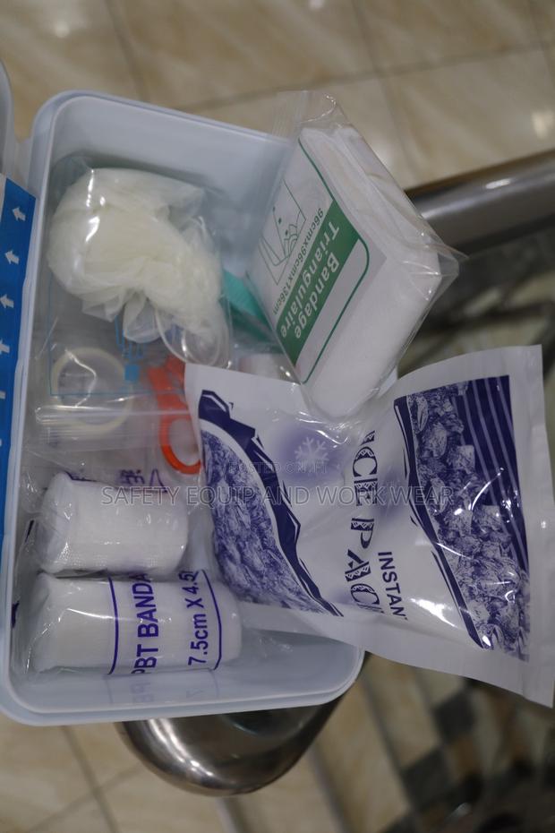 Small White Portable Aid Kit - main view