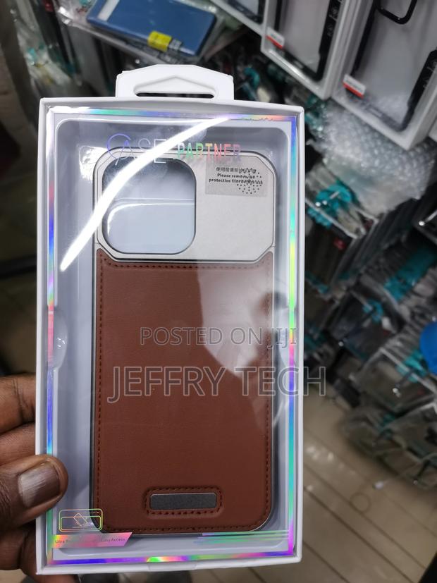 Leather Metal Aromatherapy iPhone Back Protective Case - thumbnail 2