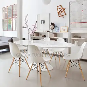 Home Chairs: Molded Plastic Eames Dining Chair