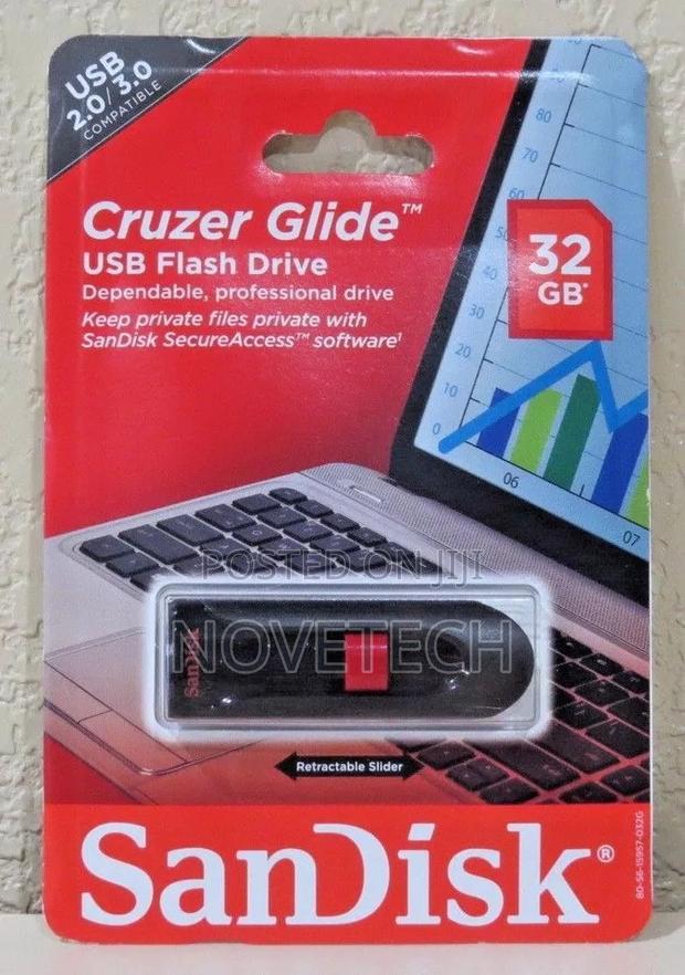 Sandisk Cruzer Glide 32GB USB Flash Drive - main view